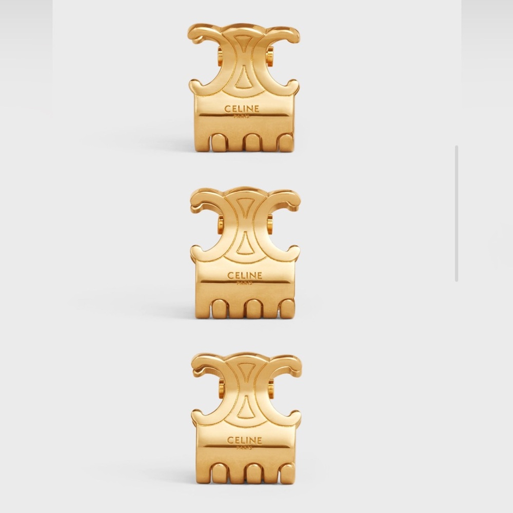 CELINE hair clips with proof of purchase